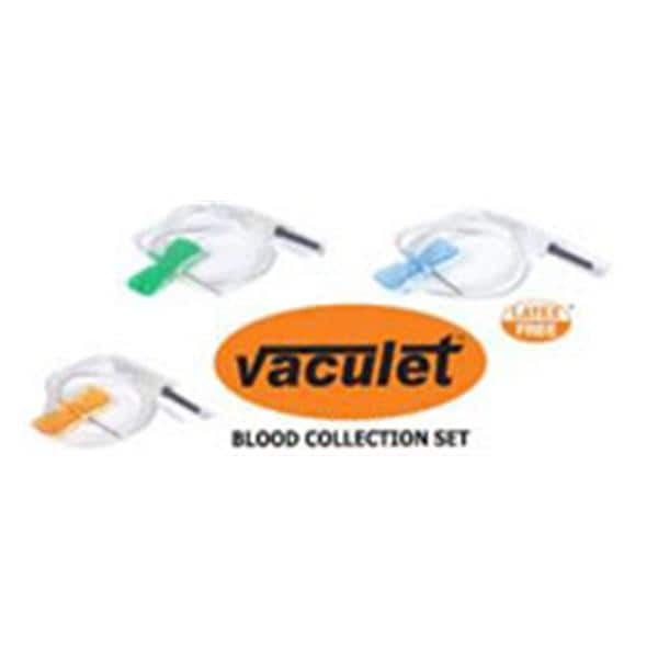 Vaculet Blood Collection Set 25gx3/4" Blue Conventional 200/Ca