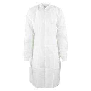 SafeWear High Performance Protective Lab Coat SMS Medium White Frost 12/Bg, 5 BG/CA