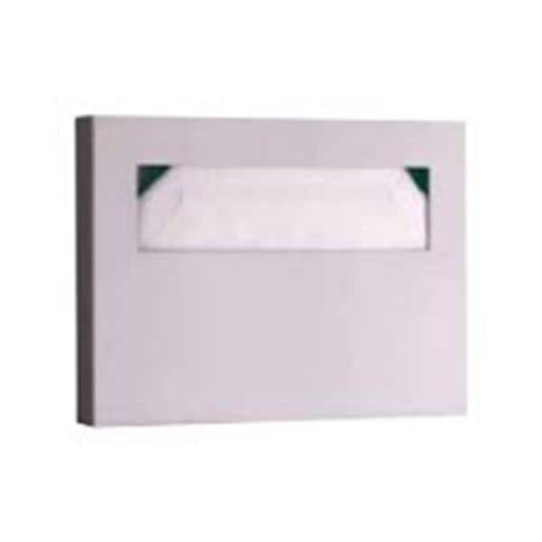 Toilet Seat Cover Dispenser Stainless Steel Satin Finish Ea