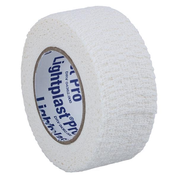 Lightplast Pro Athletic Tape Cotton/Elastic/Spandex 1"x5yd White NS 48RL/CA