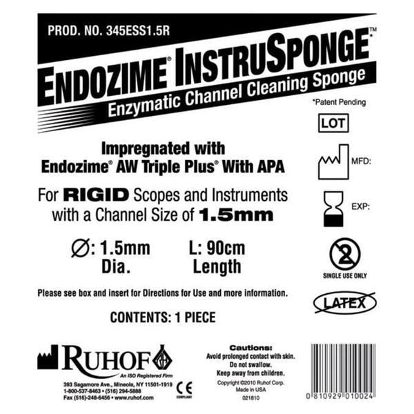 Sponge Enzymatic Endozime Instrusponge 1.5 mm 100/Ca