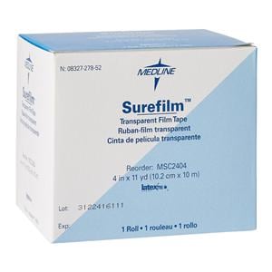 Surefilm Plastic Transparent Dressing 4"x11yd Transparent