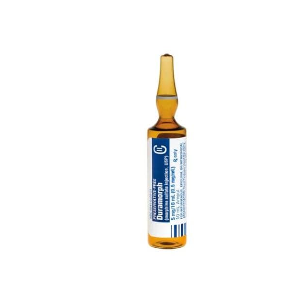 Duramorph Injection 0.5mg/mL Ampule 10mL 10/Pk