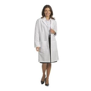 Lab Coat 3 Pockets Long Sleeves X-Large White Unisex Ea