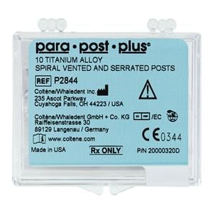 ParaPost Plus Posts Titanium 4 0.04 in Yellow P284-4 10/Vl