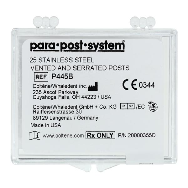 ParaPost Posts Stainless Steel 5 0.05 in Red P44-5B 25/Vl