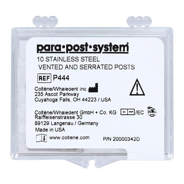 ParaPost Posts Stainless Steel Refill 4 0.04 in Yellow P44-4 10/Vl