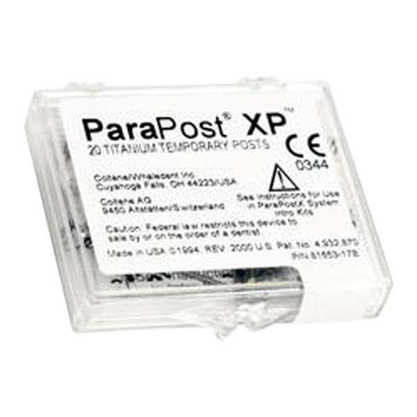 ParaPost XP Temporary Posts Titanium Refill 3 P746-3 0.036 in Brown 20/Pk