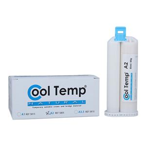 Cool Temp Natural Temporary Material 50 mL Shade A2 Cartridge Package