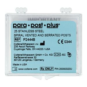 ParaPost Plus Posts Stainless Steel 4 0.04 in Yellow P244-4B 25/Vl