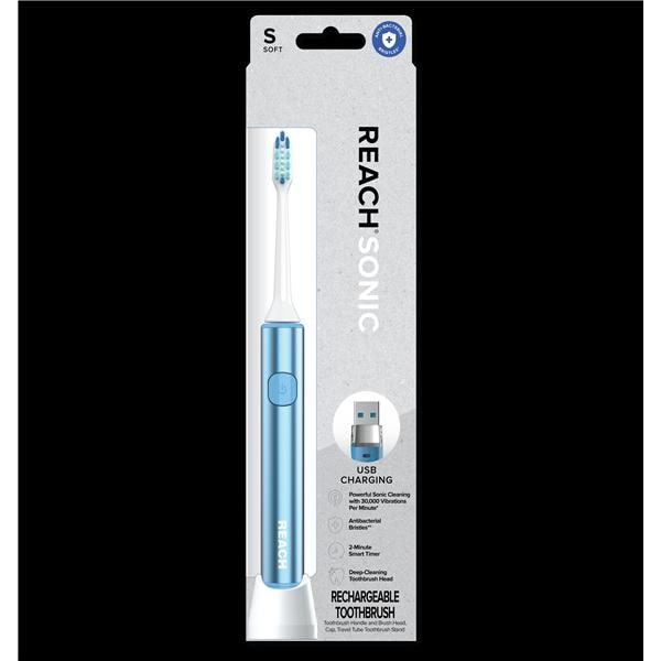 Reach Sonic Rechargeable Electric  Toothbrush Ea