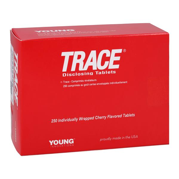 Trace Disclosing Tablets Red 250/Pk