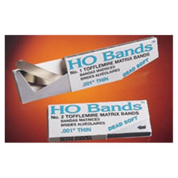 HO Bands Tofflemire Matrix Band 0.001 in Size MOD 2 100/Pk