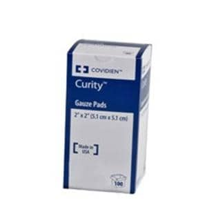 Curity Cotton Gauze Pad 2x2" 12 Ply Sterile