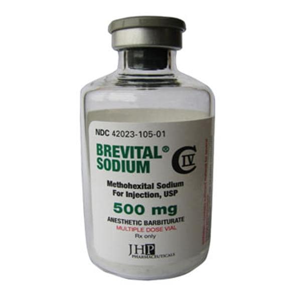 Brevital Sodium Injection 500mg MDV 50mL Each