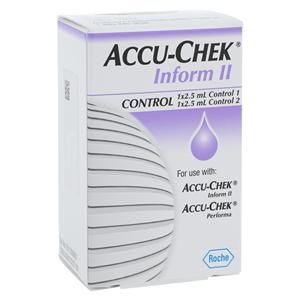 Accu-Chek Inform II Glucose Level 1/2 Control 1/Bx, 10 BX/CA