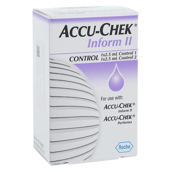 Accu-Chek Inform II Glucose Level 1/2 Control 1/Bx, 10 BX/CA