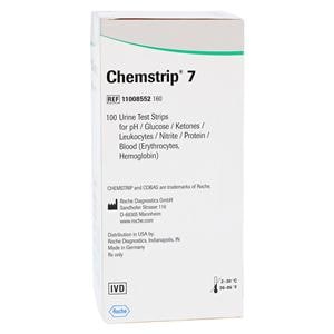 Chemstrip 7 Urinalysis Test Strip 100/Bt