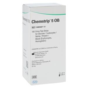 Chemstrip 5 OB Urinalysis Test Strip 100/Bt