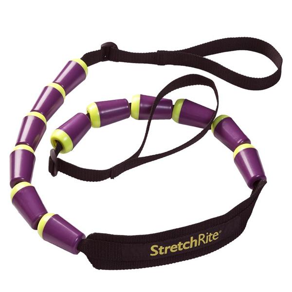 StretchRite Stretching Strap Purple/Yellow