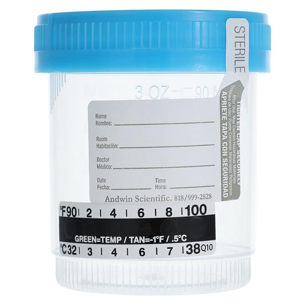 Specimen Container 3oz Plastic Sterile 400/Bx