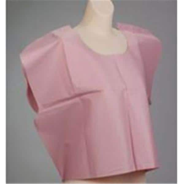 Patient Cape 30 in x 21 in Mauve Tissue / Poly / Tissue Disposable 100/Ca