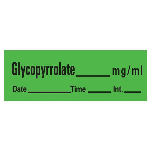 Labels Glycopyrrolate RL RL