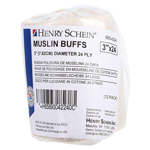 Muslin Buffs 3" x 24 Ply 12/Pk