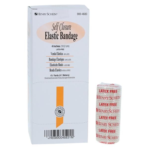 Stretch Bandage Elastic 4"x4.5yd Tan Non-Sterile 10/Bx, 5 BX/CA