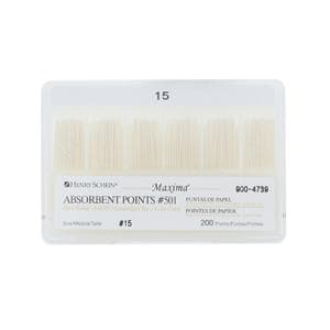 Maxima Absorbent Points Size 15 #501 200/Bx