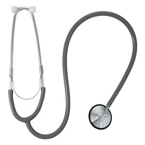 Henry Schein Proscope Essentials Nurse Stethoscope Reusable Adlt Gry PVC Tb Ea