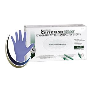 Criterion N200 Nitrile Exam Gloves Small Standard Blue Non-Sterile