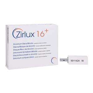 Zirlux 16+ Zirconia Block White 65x25x22 4/PK