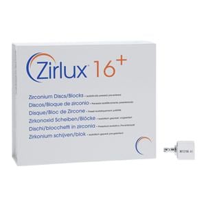 Zirlux 16+ Zirconia Block A1 20x19x15 10/Pk