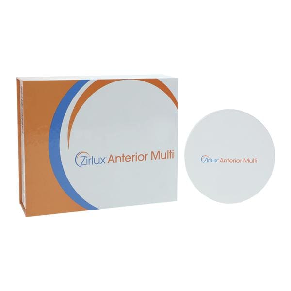 Zirlux Anterior Multi Zirconia Disc A1 98x10 Ea