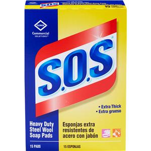 S.O.S. Soap Pads 15/Box 15/Bx