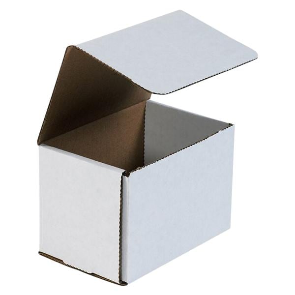 White Corrugated Mailers 6 in x 4 in x 4 in 50/Pk