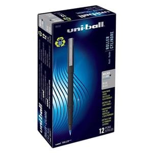 uni-ball Rollerball Micro Pt 0.5 mm Pen Blue 12/Pk