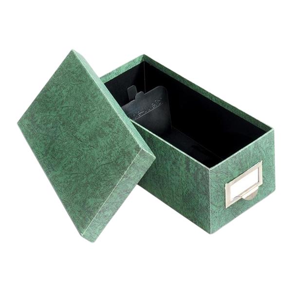 Globe-Weis 90% Recycled Index Card Tray 3"x5" Green 1/PK