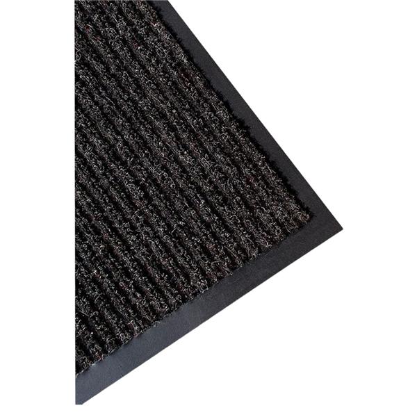 Realspace Tough Rib Floor Mat 2' x 3' Charcoal 1/PK