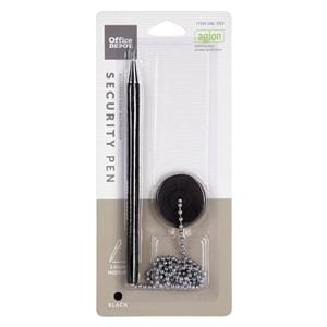 Foray Security Counter Pen Medium Point 1.0 mm Black Ink 1/PK