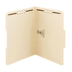 Manila Reinforced Tab Folder w/ 2 Fasteners Letter Size 50/Pack 50/Bx