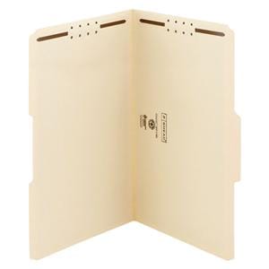 Manila Reinforced Tab Folder w/ 2 Fasteners Legal Size 50/Bx