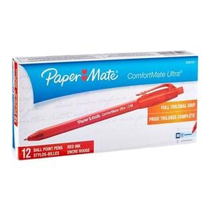 Comfortmate Ultra Ballpoint Pen Medium Point 1.0 mm Red 12/Pack 12/Pk