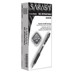 Sarasa Gel Ink Pen Medium Point 0.7 mm Black 12/Pack 12/Pk