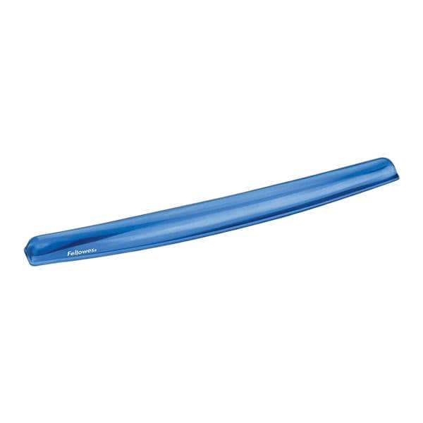 Fellowes Gel Crystals Wrist Rest 1 in x 19.31 in x 2.31 in Blue 1/PK