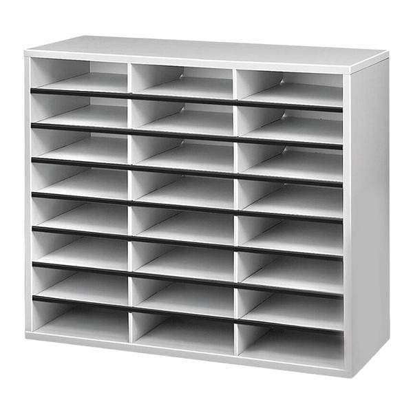 Lit Organizer 24 Compartments Dove Gray 1/PK