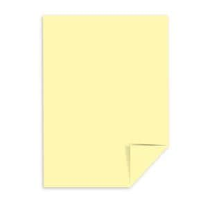 Exact Vellum Bristol Cover Stock 8.5 in x 11 in Canary 250/Pack 250