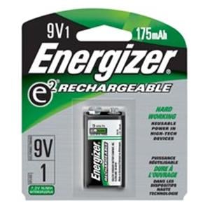 Energizer Rechargeable NiMH 9-Volt Battery 1/PK