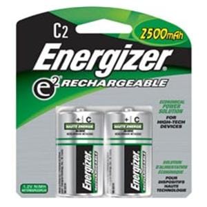 Energizer Rechargeable NiMH C Batteries 2/Pack 2/Pk